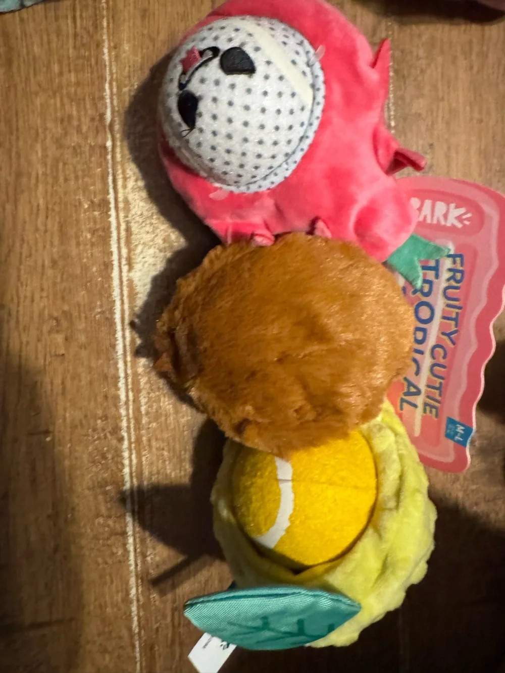 Bark Box M-L Plush ultimate Dog Joy 6 Toys in 1 Plush Dog Toy Set NEW Balls & cr